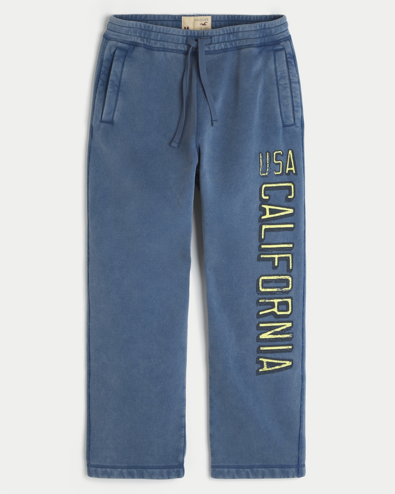 jogginghose mit logoprint aus der holiday vault-kollektion locker sitzend