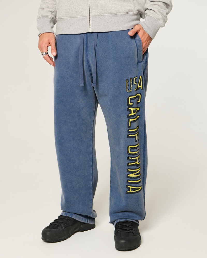 jogginghose mit logoprint aus der holiday vault-kollektion locker sitzend