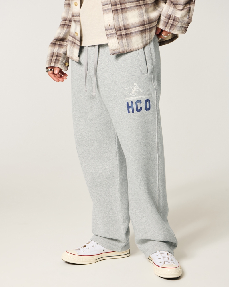 holiday vault release california print loose-fit sweatpants
