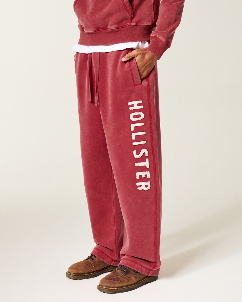 holiday vault release california print loose-fit sweatpants