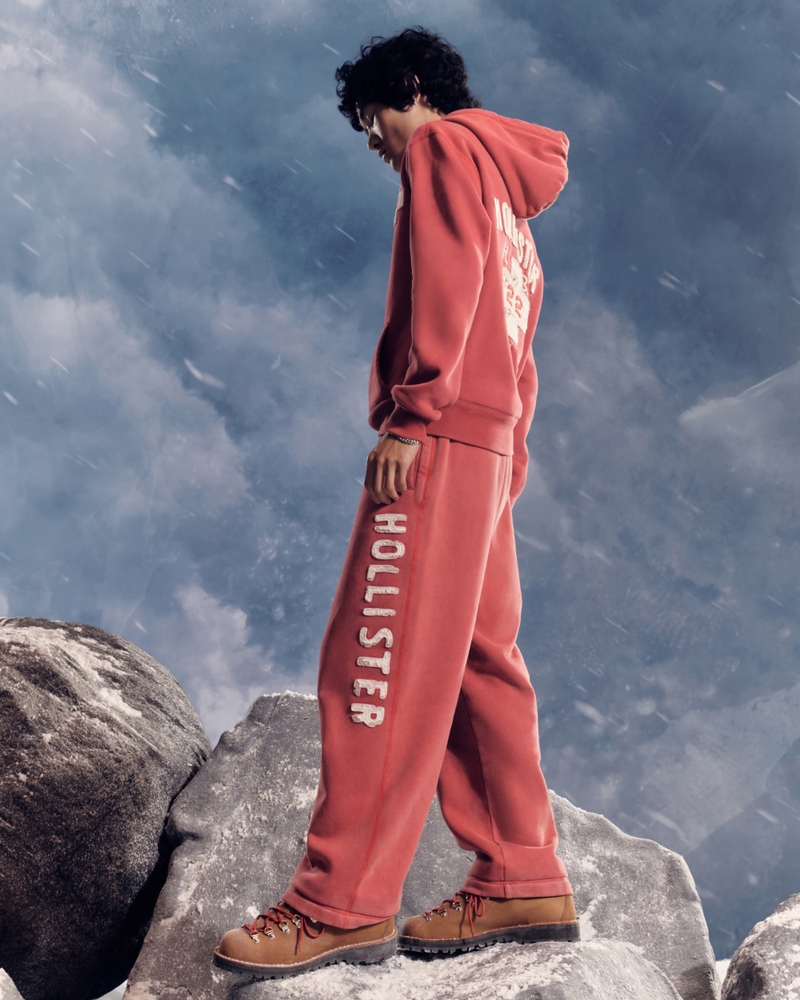 holiday vault release california print loose-fit sweatpants
