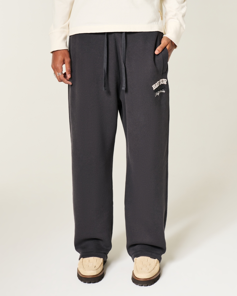 holiday vault release california print loose-fit sweatpants