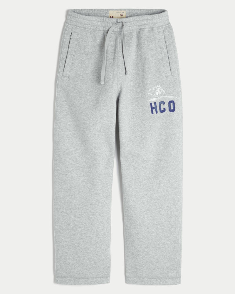 holiday vault release california print loose-fit sweatpants
