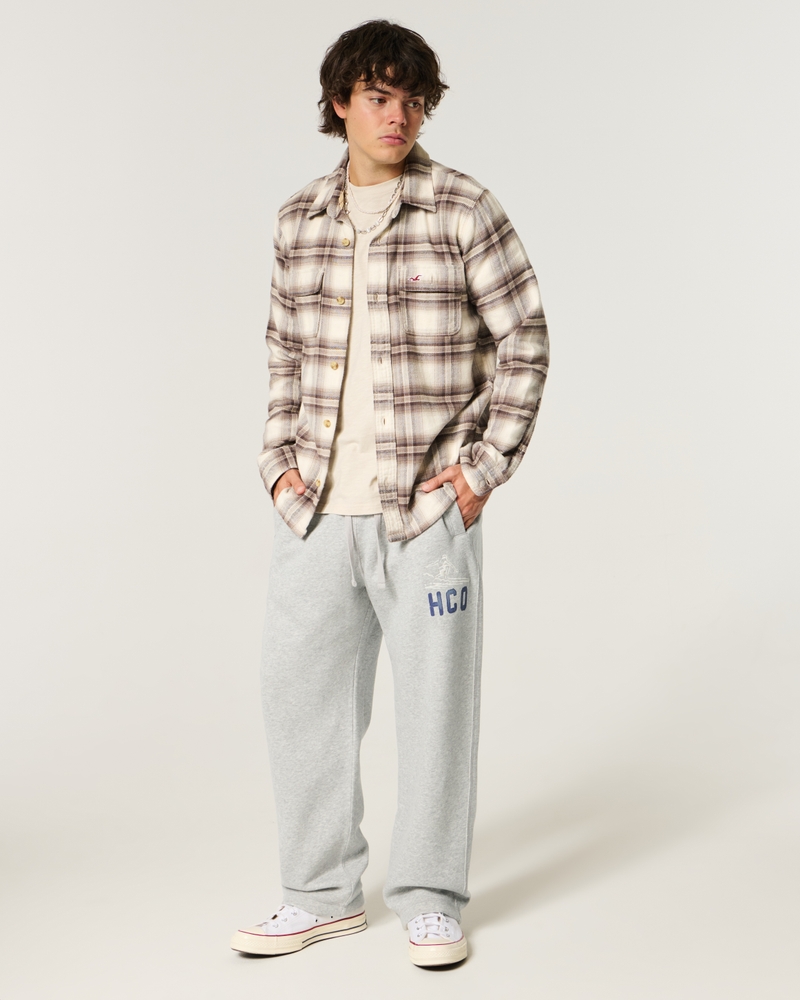 holiday vault release california print loose-fit sweatpants