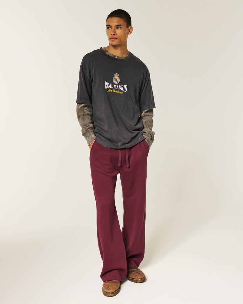 forest hills athletics gemusterte bootcut-jogginghose