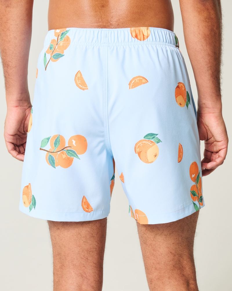 volleyball-badehose mit mittelhohem bund