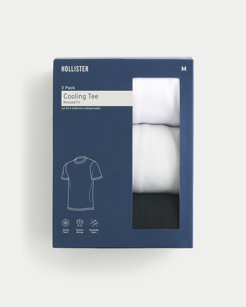 3er-packung erfrischender t-shirts