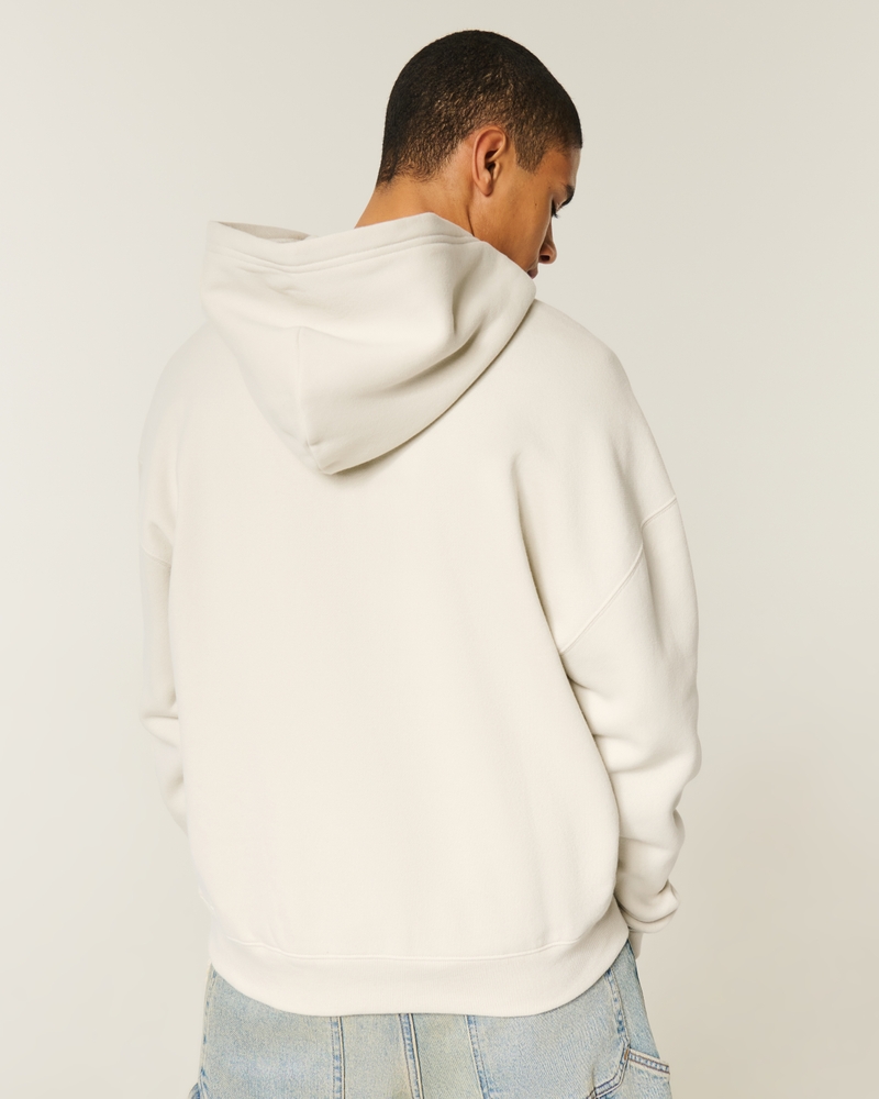 kapuzenpullover mit reißverschluss und muster „no fear